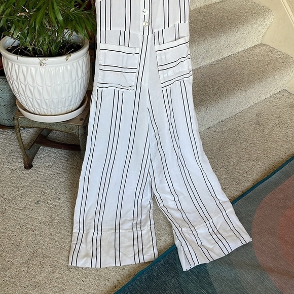 Sancia Cotton Coastal Striped White Jumpsuit - Picture 3 of 13